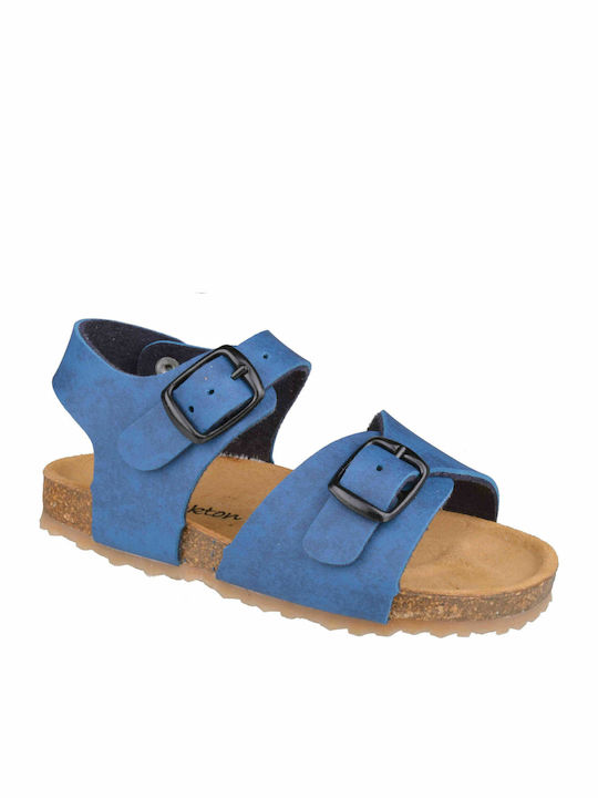 Παιδικά Πέδιλα Pixel Ανατομικά Nobuck Blue