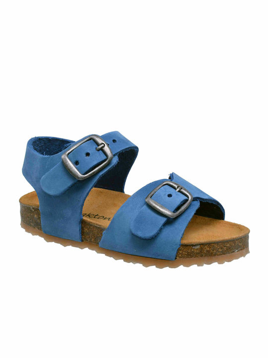 Παιδικά Πέδιλα Pixel Ανατομικά Nobuck Blue
