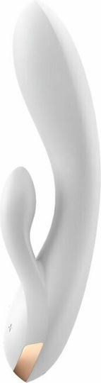 Satisfyer Double Flex Vibrator Rabbit 20cm White