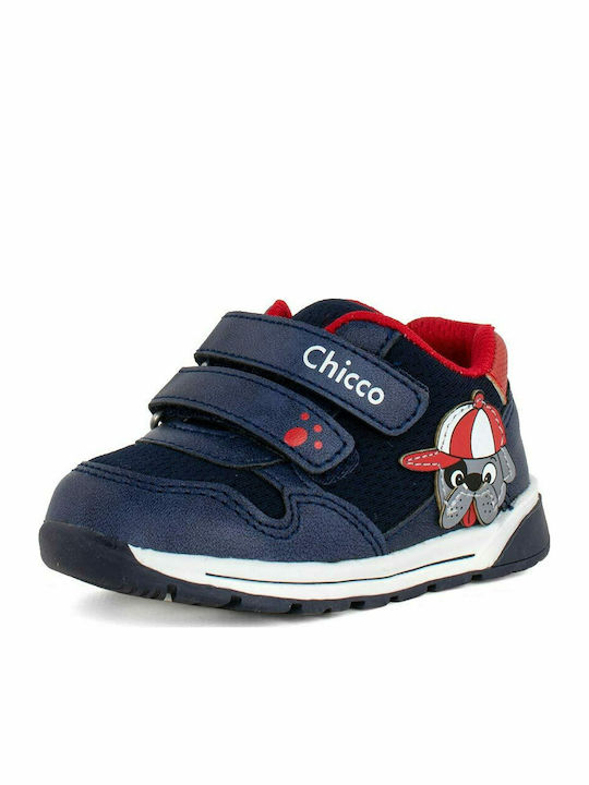 Gregory Παιδικά Sneakers Ανατομικά με Σκρατς Μπλε