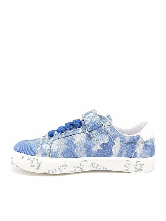 Παιδικά Sneakers με Σκρατς Μπλε