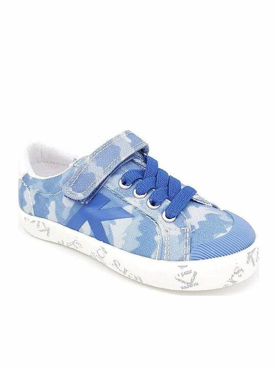 Παιδικά Sneakers με Σκρατς Μπλε