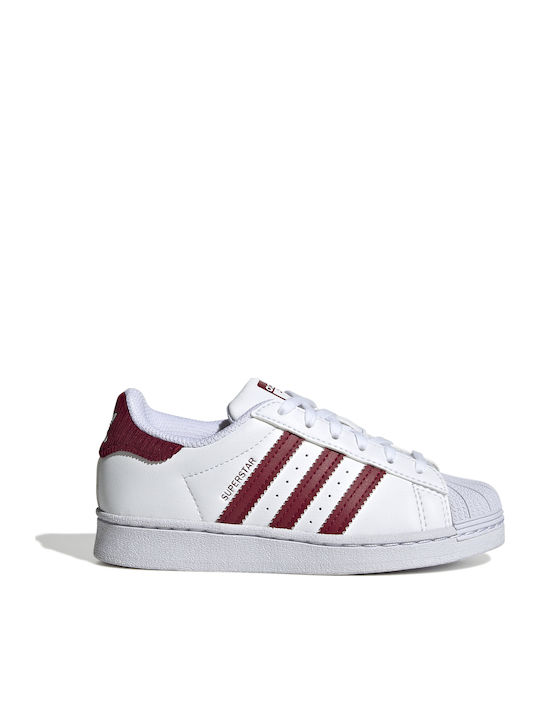 Superstar Superstar Kids Sneakers Cloud White / Collegiate Burgundy