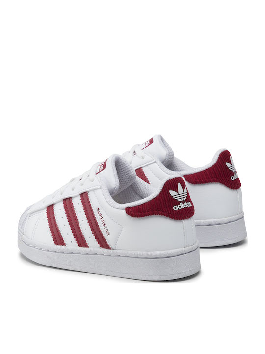 Superstar Superstar Kids Sneakers Cloud White / Collegiate Burgundy