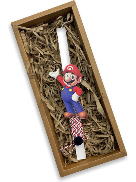 Easter Candle Super Mario Square Handmade
