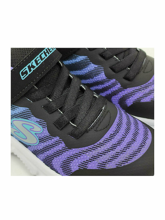 Go Run 650 Kids Sports Shoes Running with Hoop & Loop Closure Purple