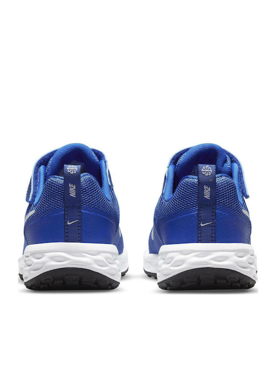 Revolution Revolution 6 Kids Sports Shoes Running with Hoop & Loop Closure Game Royal / White / Black