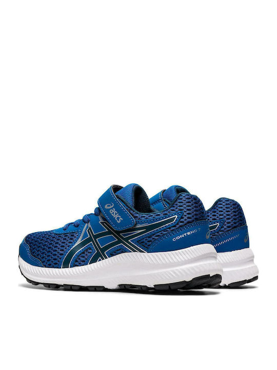 Contend Kids Sports Shoes Running with Hoop & Loop Closure Blue