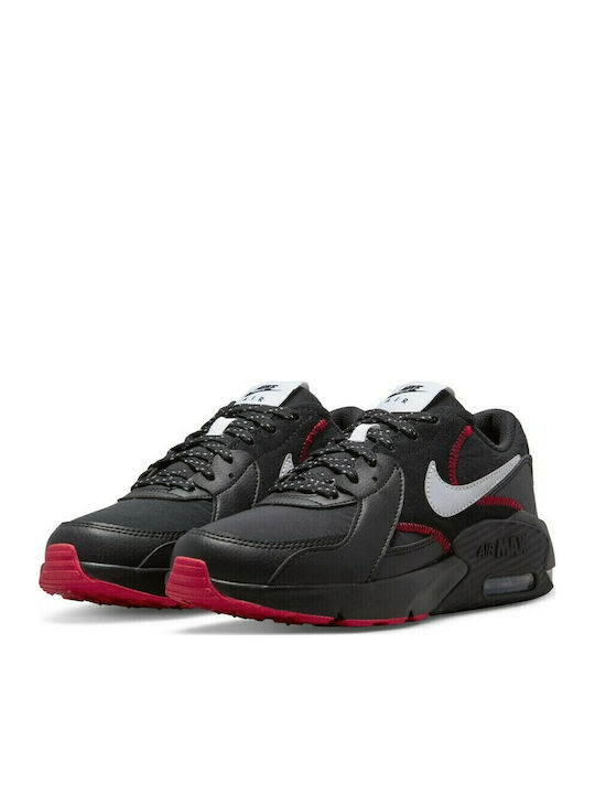 Air Max Excee Kinder Sneakers Black / Sport Red / Metallic Silver