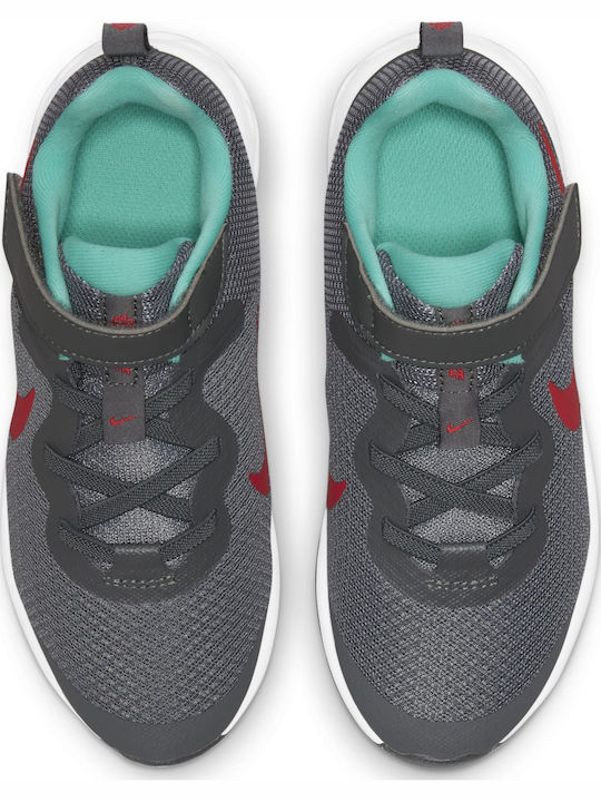 Revolution Kids Sports Shoes Running with Hoop & Loop Closure Grey