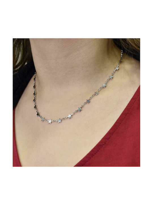 Allstar Chain Silber 6MM Kette Halskette Edelstahl 316L 60 cm