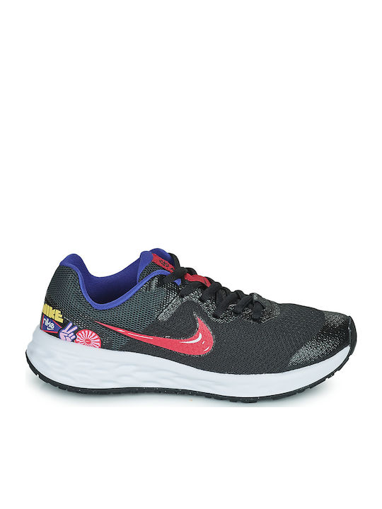 Revolution Revolution 6 SE Kids Sports Shoes Running with Laces Black / Lapis / Very Berry