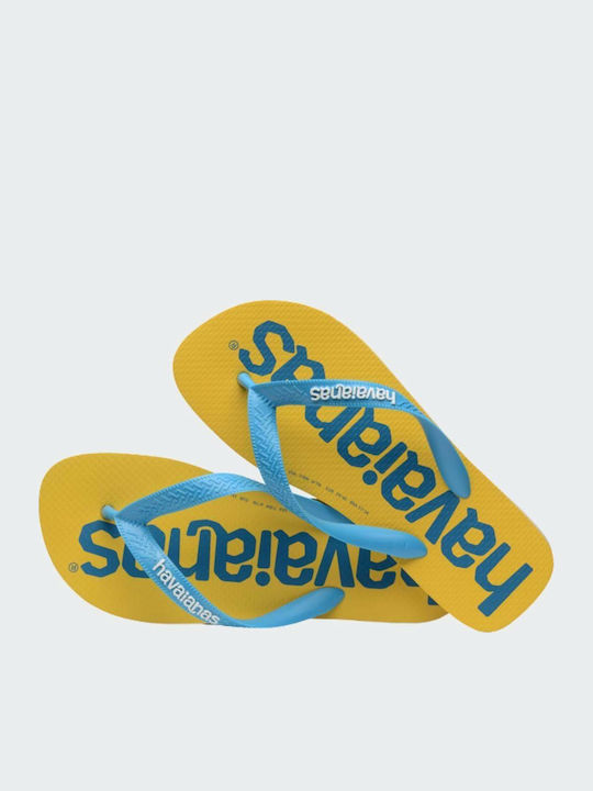 Top Logomania2 Slapi Bărbați Flip Flops Albastru Deschis