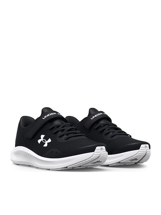 Pursuit 3 Ac Kids Sports Shoes Running with Hoop & Loop Closure Black