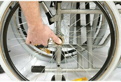 Alfa Care Smart Αναπηρικό Αμαξίδιο 24" Πτυσσόμενο με Απλή Πλάτη 46cm 13-528-006 Γκρι