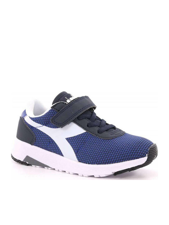 Evo Run Ps Αθλητικά Παιδικά Παπούτσια Running με Σκρατς Μπλε