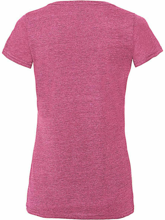 Russell Europe HD Γυναικείο Διαφημιστικό T-shirt Κοντομάνικο σε Χρώμα Russell Europe HD Γυναικείο Διαφημιστικό T-shirt Κοντομάνικο σε Χρώμα