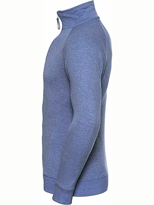 Russell Europe Ανδρικό Διαφημιστικό Φούτερ Μακρυμάνικο Blue Marl