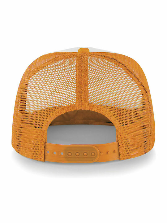 Beechfield Trucker Jockey Orange / White