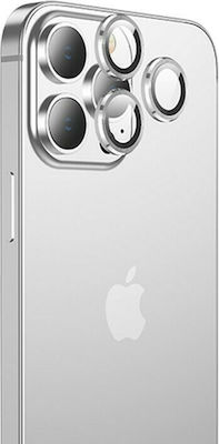 Hoco 3D Camera Protection Metal Frame Silver for the iPhone 13 Pro / 13 Pro Max 271291