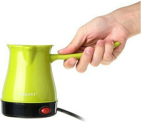 Sokany SK-205 Ηλεκτρικό Μπρίκι 600W με Χωρητικότητα 500ml Green