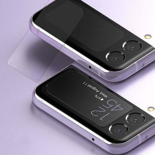 Ringke Screen Protecție Cameră Tempered Glass Transparent pentru Galaxy Z Flip 3