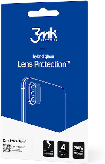 3MK Lens Protection 4pcs Kameraschutz Gehärtetes Glas Transparent für das Realme 9 Pro+