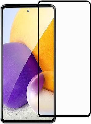 Wozinsky Vollkleber Vollflächig gehärtetes Glas Schwarz (Galaxy A53)