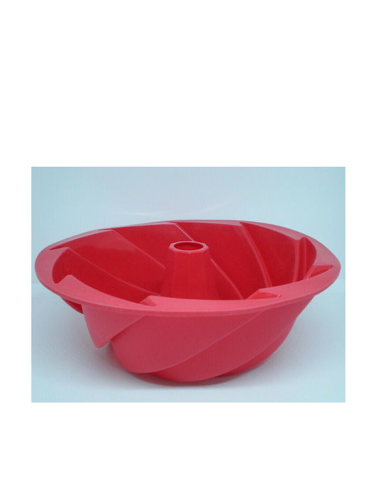 Keskor Backform Torte Silikon 24x8x8cm Red 1cm
