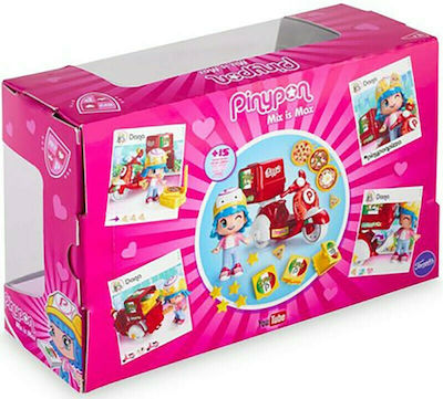 Giochi Preziosi Miniature Toy Μοτοσικλετα Pizzeria Pinypon for 4+ Years