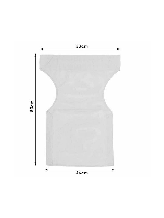 Klikareto Wasserdichtes Leinwand für Direktor Stuhl Rot 46x80cm