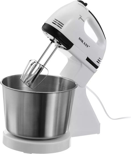Sokany CX-6620 Mixer cu Vas din Inox 2lt Alb 250W