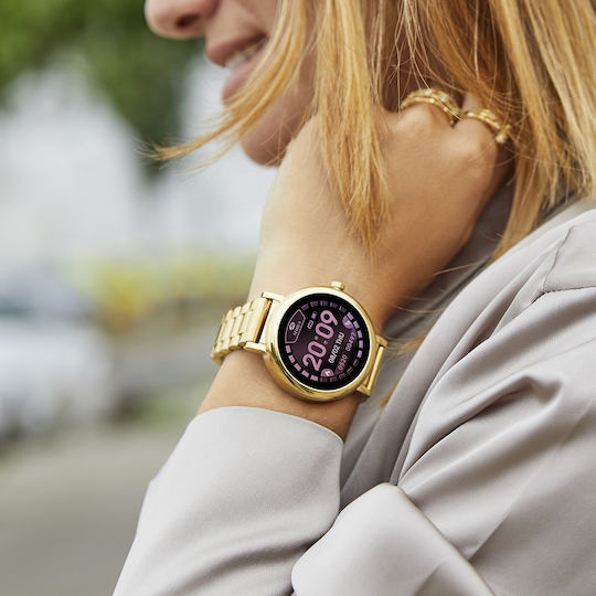 Marea Β61002 40mm Smartwatch με Παλμογράφο (Χρυσό / Ασημί)