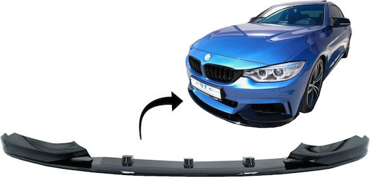 Spoiler Car Front Compatible with BMW Series 4 F32 F33 F36 M Design Black Glossy