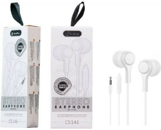 C5146 Безжични Стерео с жак 3.5mm Бял