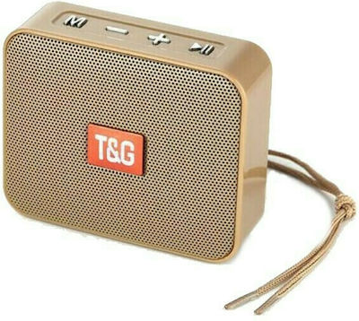 T&G Bluetooth-Lautsprecher 5W mit Batterielaufzeit bis zu 2 Stunden Braun