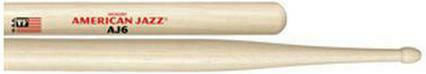 Vic Firth 7A American Jazz 6 Tear Hickory Drumstick with Wooden Drop Head