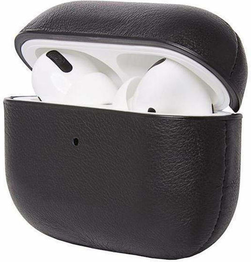 Decoded Leather Aircase Калъф в Черен цвят за Apple AirPods 3
