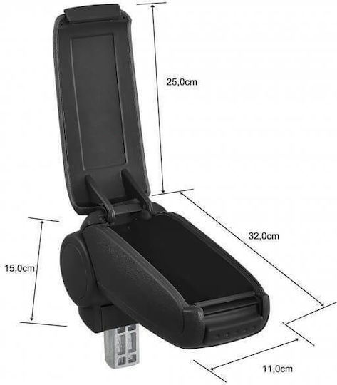 Car Fabric Armrest for Nissan Juke 2009 Black