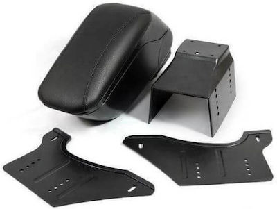 Car Leather Armrest Universal Black