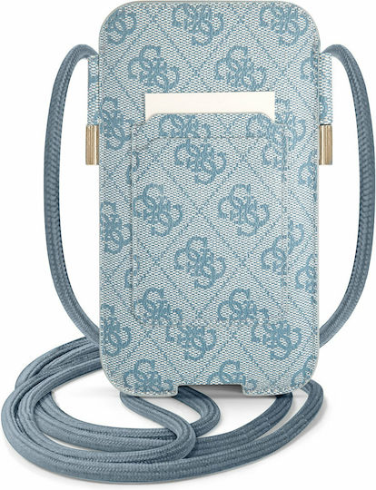 Guess Hardcase 4G Stripe Pouch έως 6.1" Indigo Blue GUPHM4GDBL