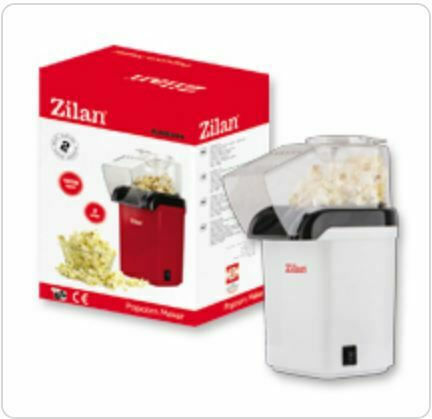 Zilan Μηχανή Ποπ-Κορν Ζεστού Αέρα 1200W White