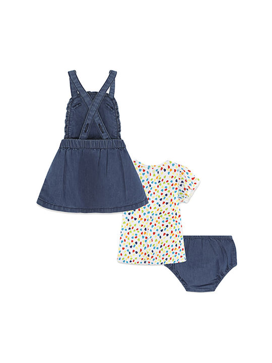 Tuc Tuc Kids Set with Skirt Summer 3pcs Blue