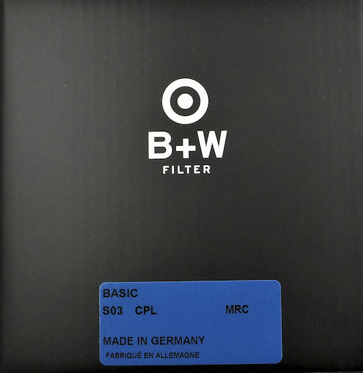 B+W MRC Филтър CPL с Диаметър 52mm с Покритие MRC (Устойчиво на Надраскване) за Фотообективи