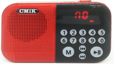 CMIK MK-109E Radio portabil Reîncărcabil cu USB Roșu