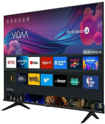Hisense Smart Τηλεόραση 43" 4K UHD LED A6B HDR (2021) 43A6BG