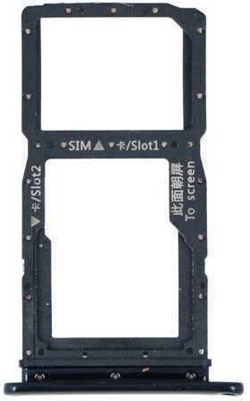 Sim Card Slot Black Huawei P Smart 2019
