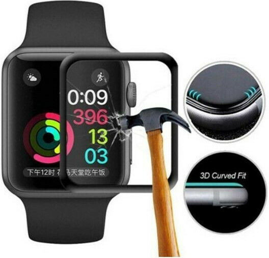 Full Face Tempered Glass for the Apple Watch 38mm 1pcs