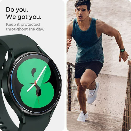 Spigen Glas.tr Slim Pachet 3 Ceas Galaxy 4 Classic 42mm Tempered Glass για το Galaxy Watch 4 Classic 42mm 3τμχ AGL03843