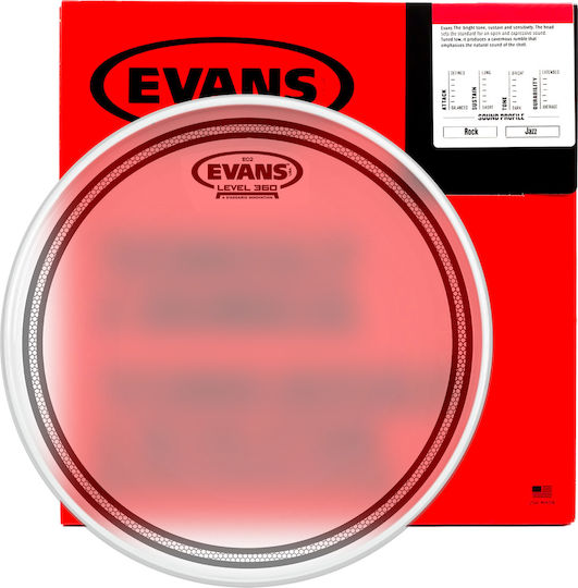 Evans Frosted Drumhead für Schlagzeug 12"